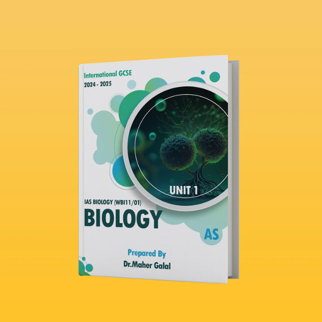 Edexcel A.S Biology (WBI11) Unit: 1 Study Notes Maher Galal